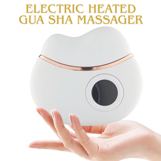 Electric Heated Gua Sha Massager – Facial & Body Vibration Tool for Anti-Aging & Skin Tightening Pro