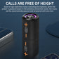 Cyboris S10 Wireless Speaker – Detachable TWS, 3D Stereo Bass, IPX6 Waterproof, LED Light, Portable.