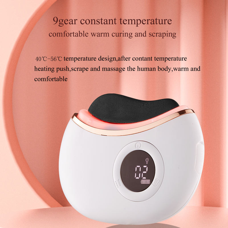 Electric Heated Gua Sha Massager – Facial & Body Vibration Tool for Anti-Aging & Skin Tightening Pro