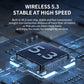 Cyboris S10 Wireless Speaker – Detachable TWS, 3D Stereo Bass, IPX6 Waterproof, LED Light, Portable.