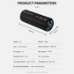 Cyboris S10 Wireless Speaker – Detachable TWS, 3D Stereo Bass, IPX6 Waterproof, LED Light, Portable.